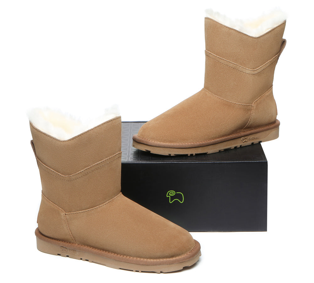 UGG Boots - Premium Australian Sheepskin Short Boots Women Swanston 2 Panel