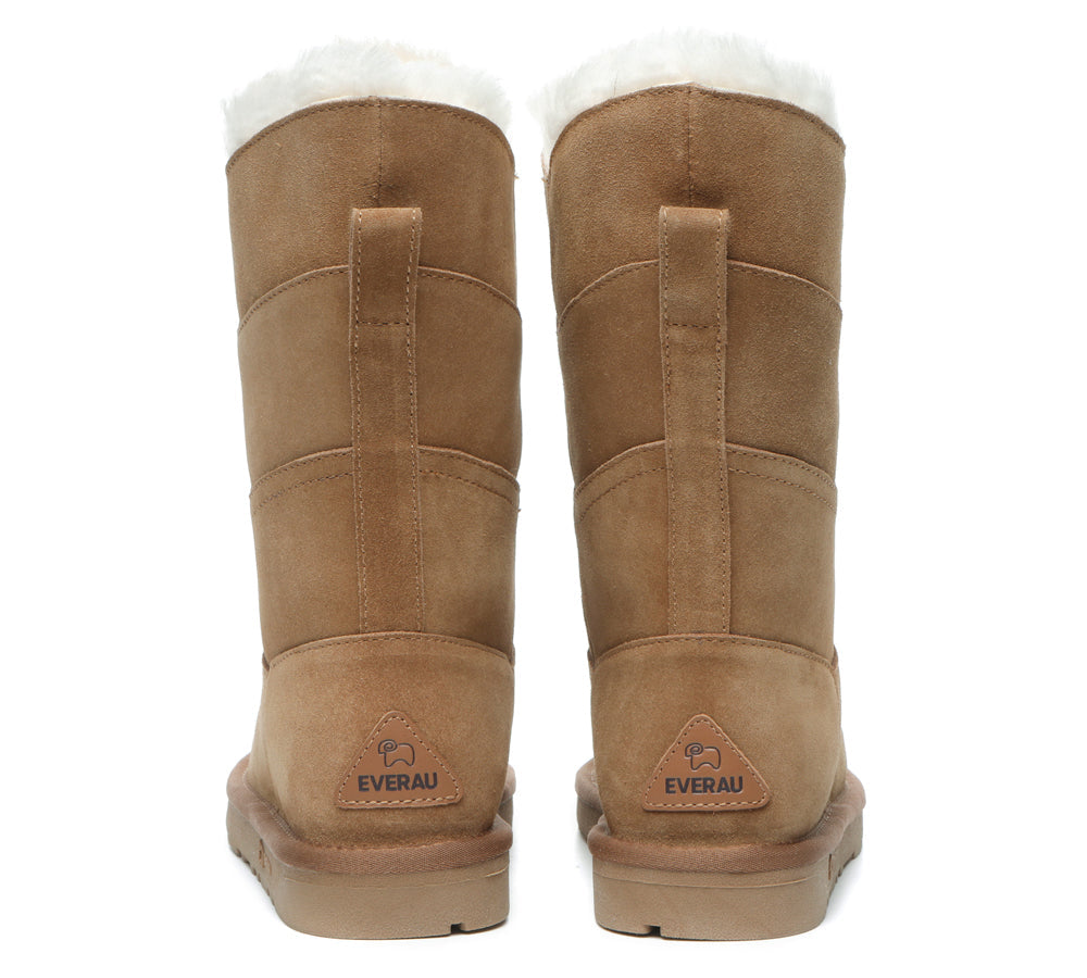 UGG Boots - Premium Australian Sheepskin Tall Boots Women Swanston 3 Panel