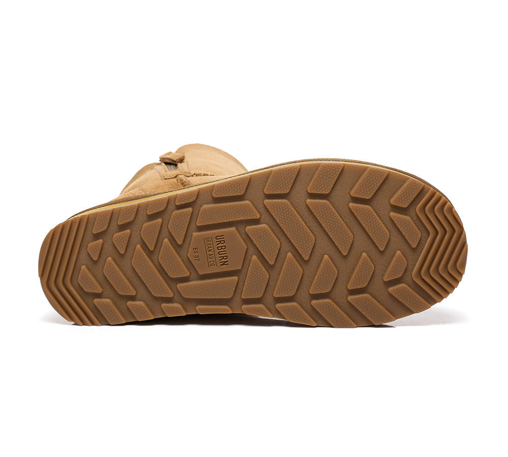 UGG Boots - Sheepskin Zipper Short Women Boots Zipporah
