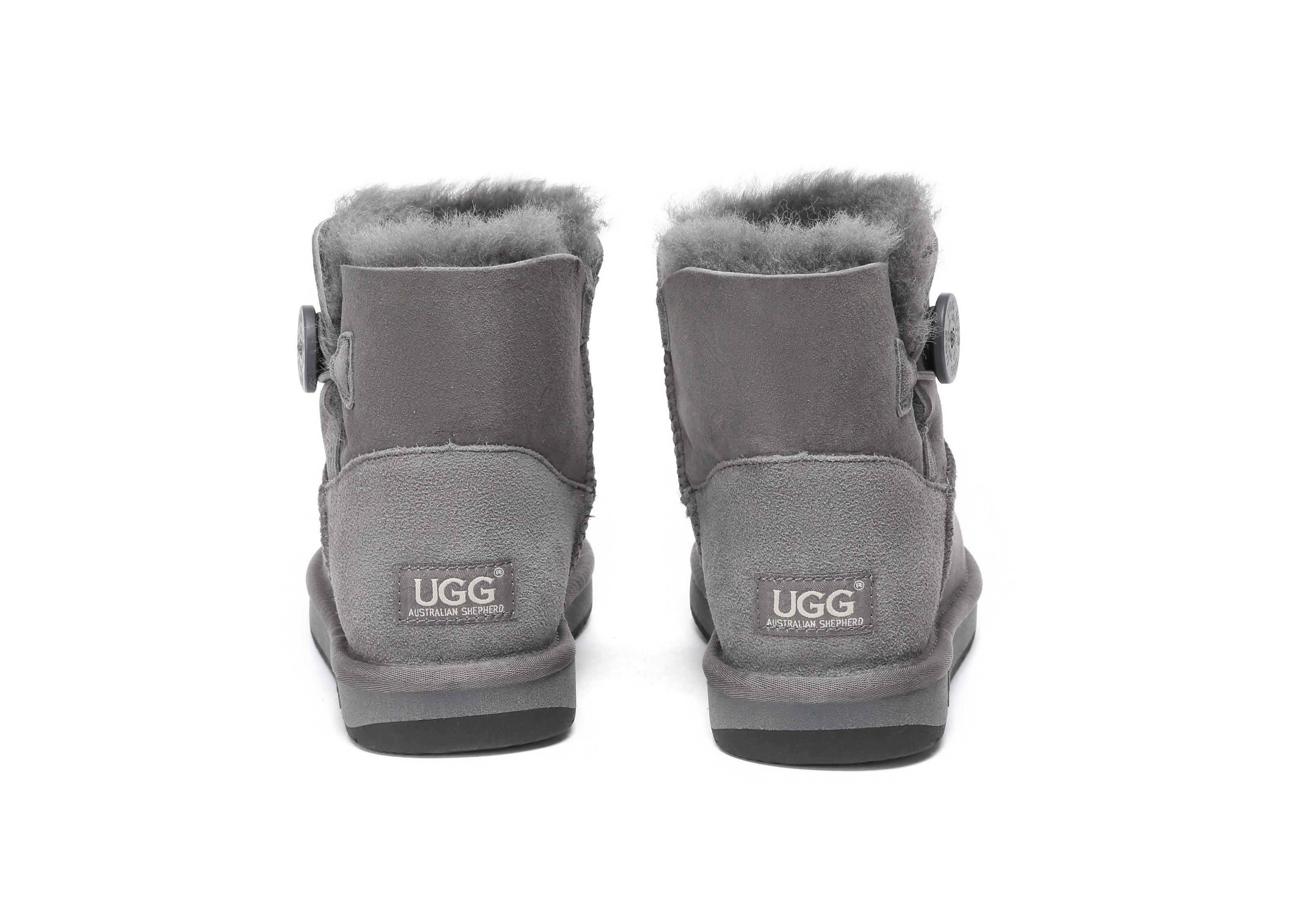 UGG Boots - UGG Boots Australia Premium Double Face Sheepskin Mini Button Boots