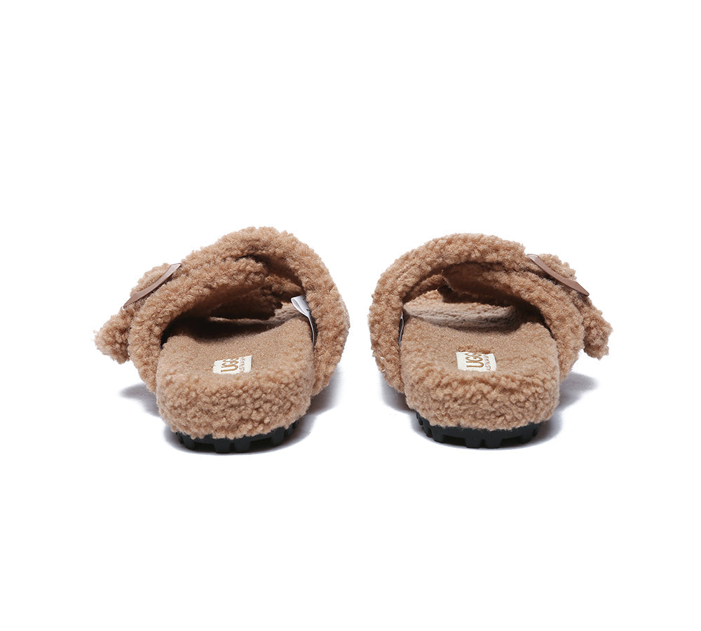 UGG Slides - UGG Slippers Women Adjustable Buckle Sandal Slides Jennie