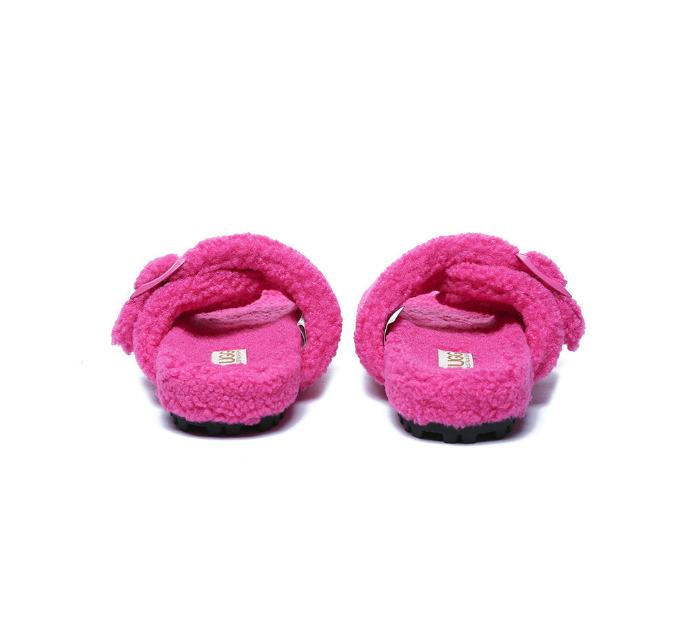 UGG Slides - UGG Slippers Women Adjustable Buckle Sandal Slides Jennie