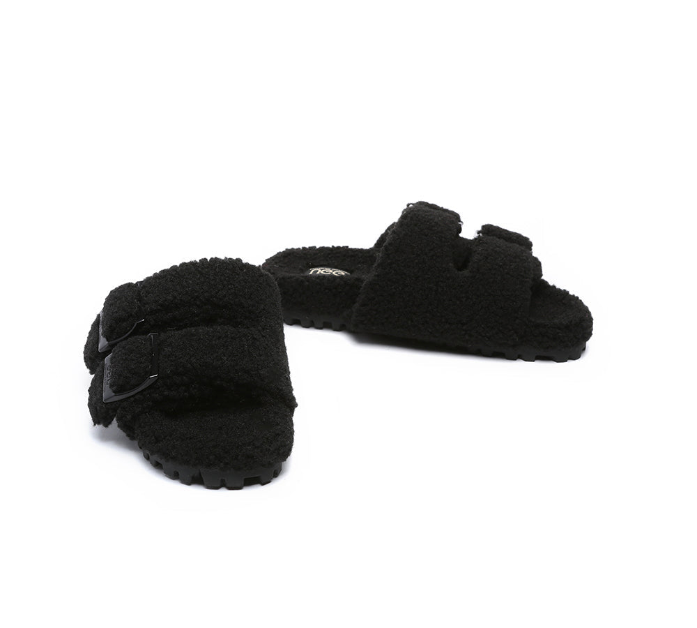 UGG Slides - UGG Slippers Women Adjustable Buckle Sandal Slides Jennie