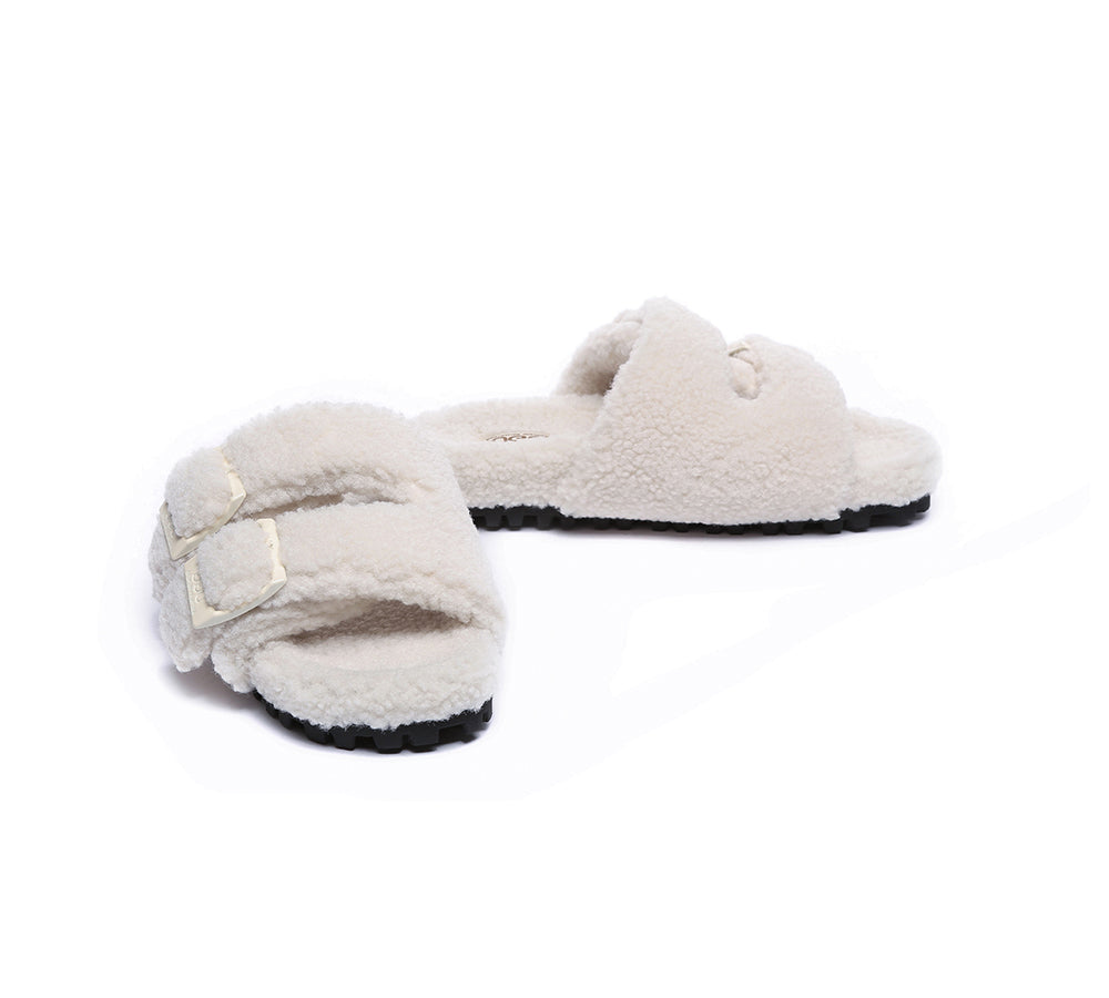 UGG Slides - UGG Slippers Women Adjustable Buckle Sandal Slides Jennie