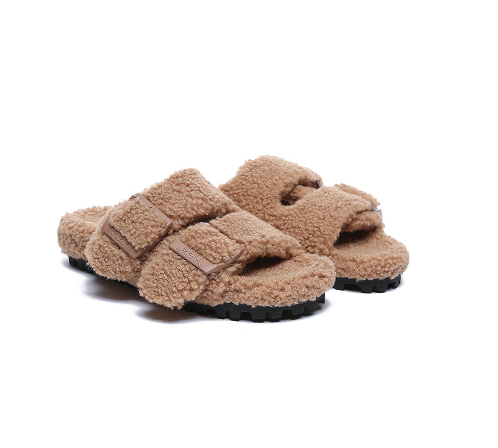 UGG Slides - UGG Slippers Women Adjustable Buckle Sandal Slides Jennie