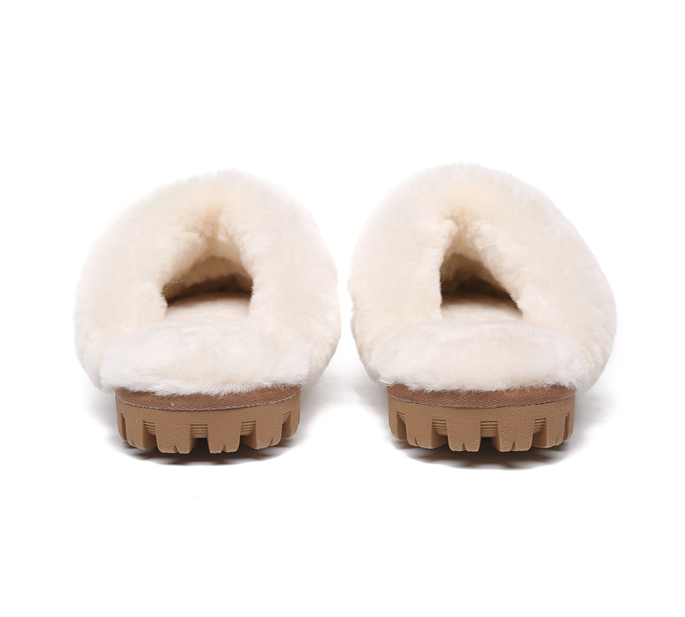UGG Slippers - AUSTRALIAN SHEPHERD® UGG Double Face Sheepskin Wool Slippers Suzie Scuff