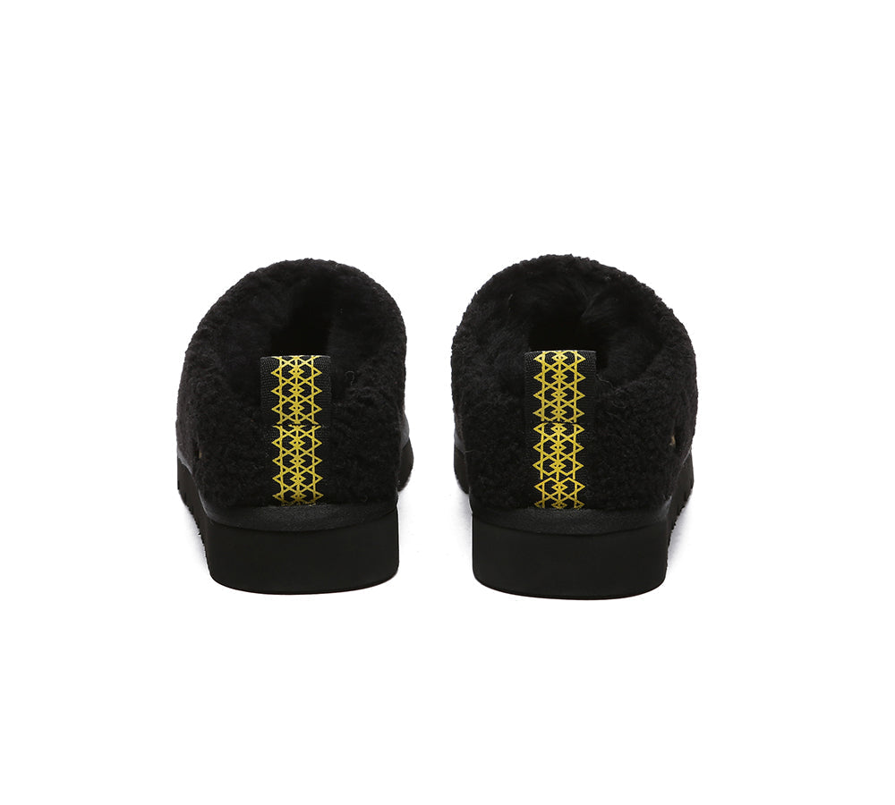 UGG Slippers - EVERAU® UGG Sheepskin Wool Plush Ankle Slippers Teddycozy