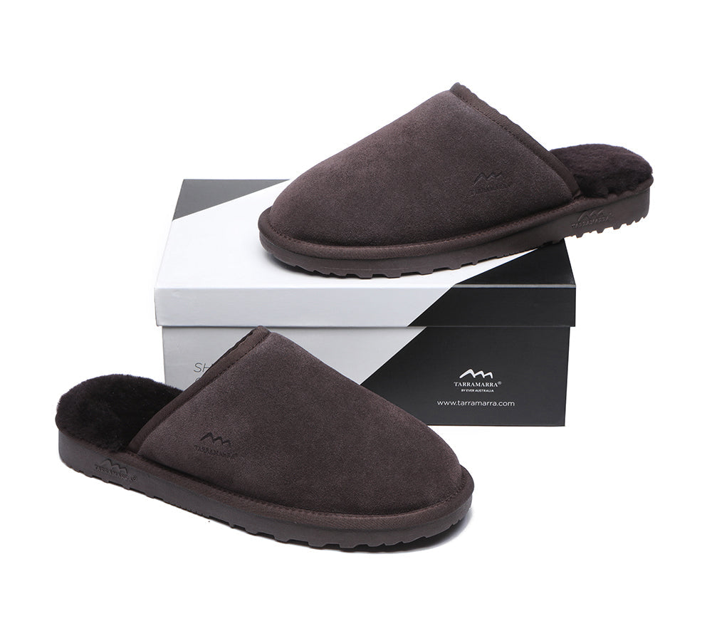 UGG Slippers - Premium Sheepskin Men Scuff Larry