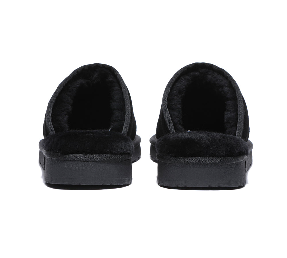 UGG Slippers - Premium Sheepskin Men Scuff Larry