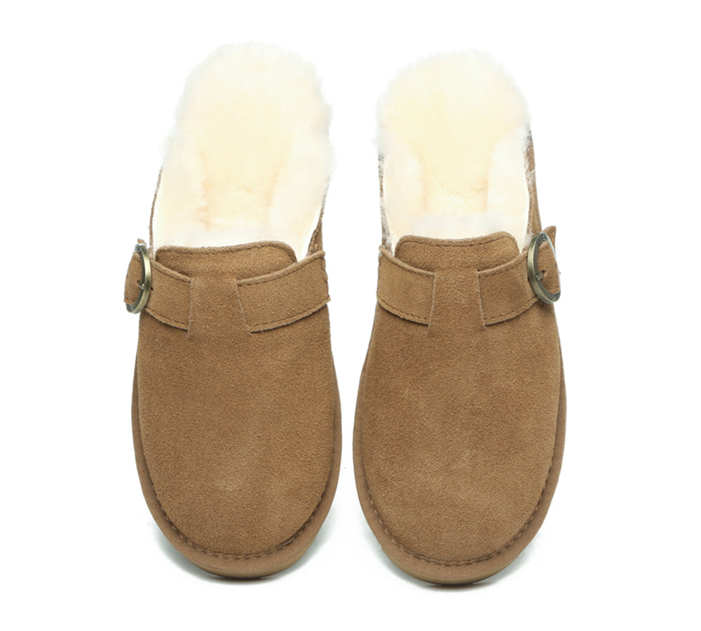 UGG Slippers - Premium Sheepskin Slipper Women Cedar
