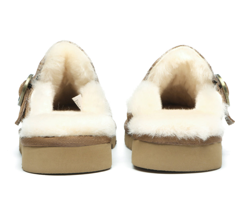 UGG Slippers - Premium Sheepskin Slipper Women Cedar
