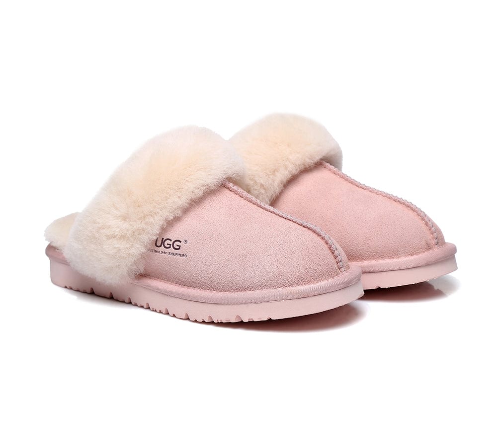 UGG Slippers - UGG Slippers Australia Premium Sheepskin Unisex Muffin Scuff