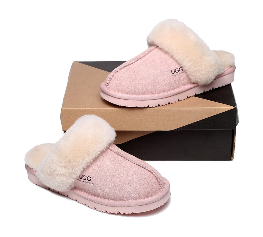 UGG Slippers - UGG Slippers Australia Premium Sheepskin Unisex Muffin Scuff