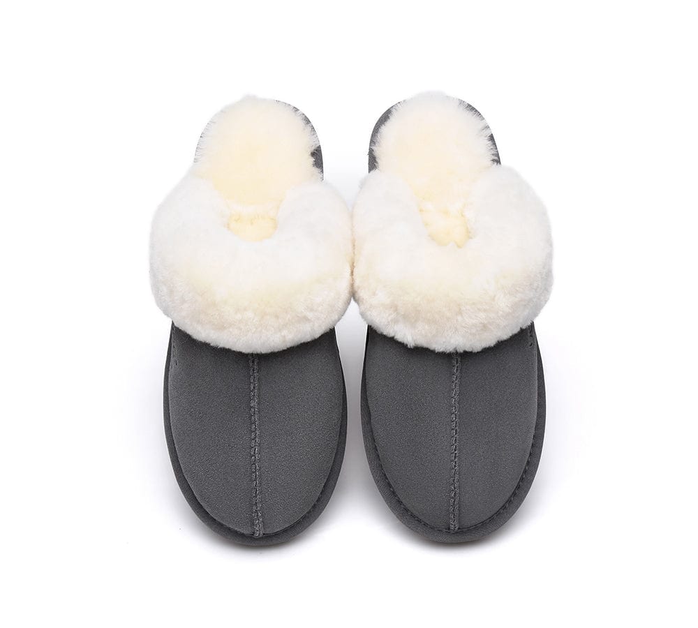 UGG Slippers - UGG Slippers Australia Premium Sheepskin Unisex Muffin Scuff