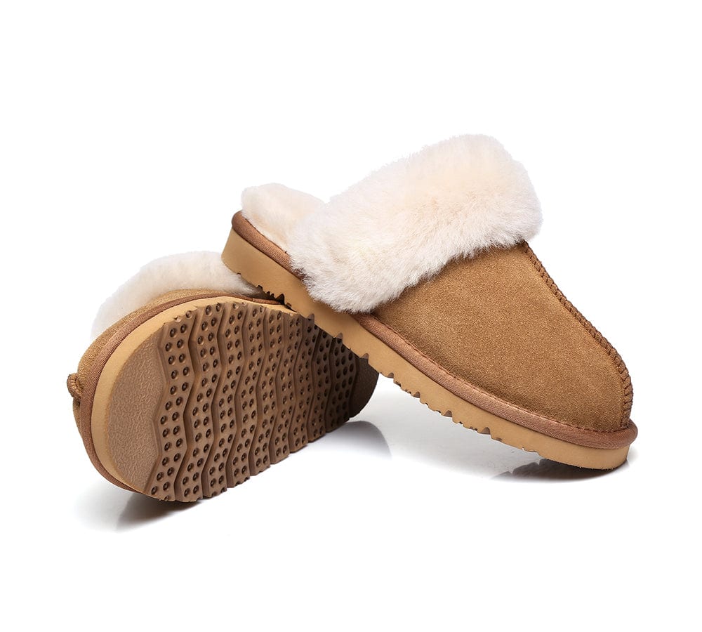 UGG Slippers - UGG Slippers Australia Premium Sheepskin Unisex Muffin Scuff