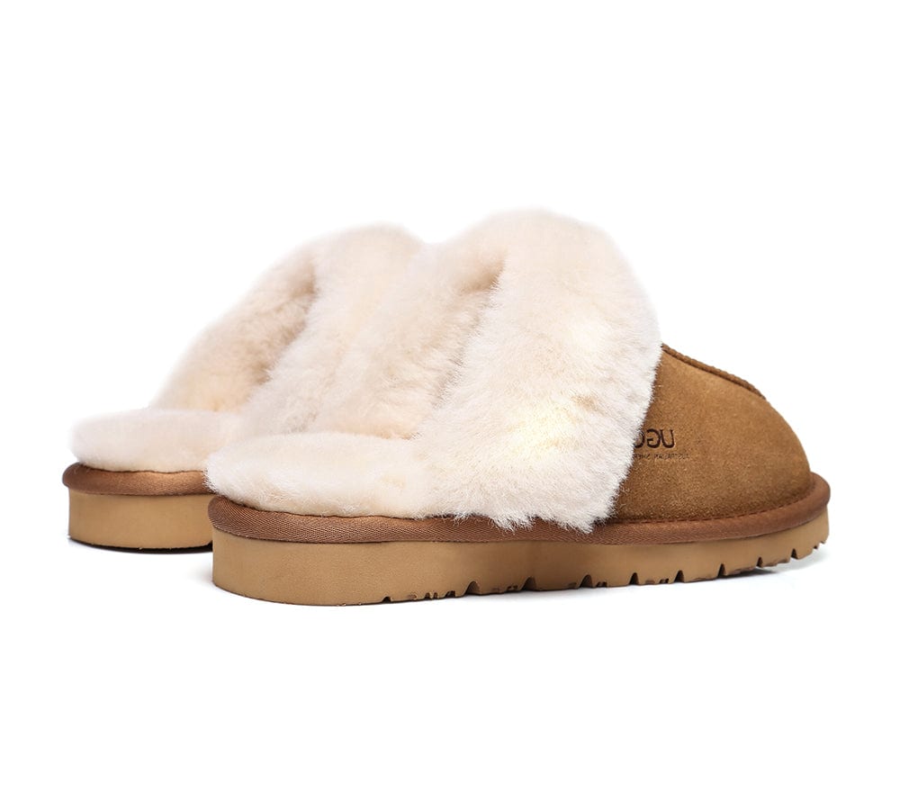 UGG Slippers - UGG Slippers Australia Premium Sheepskin Unisex Muffin Scuff