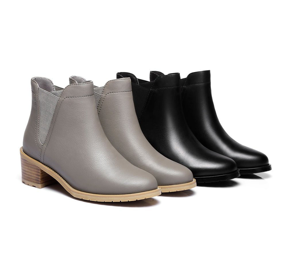 Urban Women Boots Fashion Ankle Heel chelsea - UGG Boots - Grey - AU Ladies 4 / AU Men 2 / EU 35 - Uggoutlet