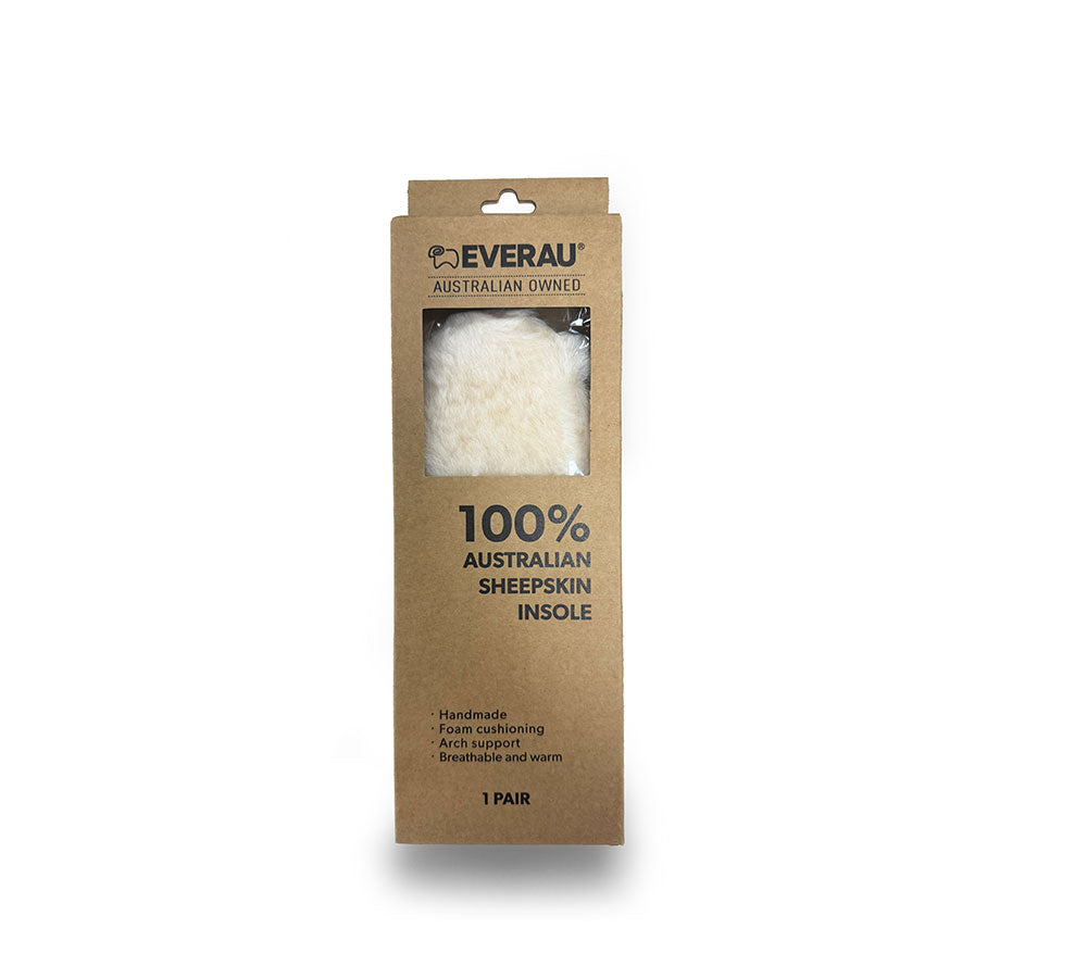 EVERAU® UGG Boots Slippers Insole Sheepskin Wool Insert EVERAU