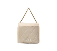 AUSTRALIAN SHEPHERD® Suede Shearling Tote Bag Over Shoulder Diana UGG AUSTRALIAN SHEPHERD