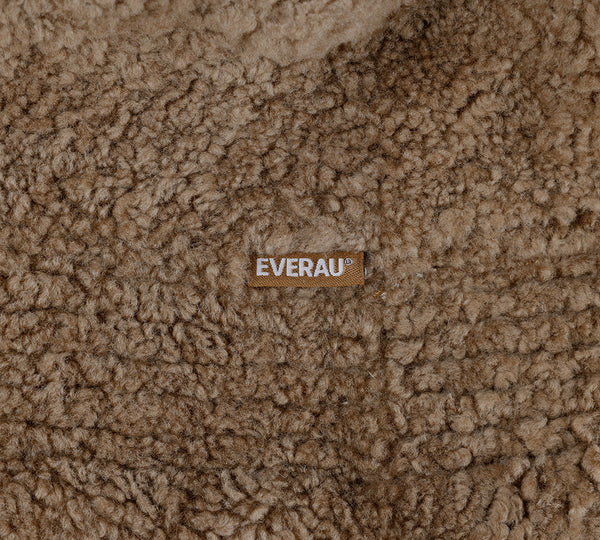 Fluffy Sheepskin Wool Bucket Hat Cloude