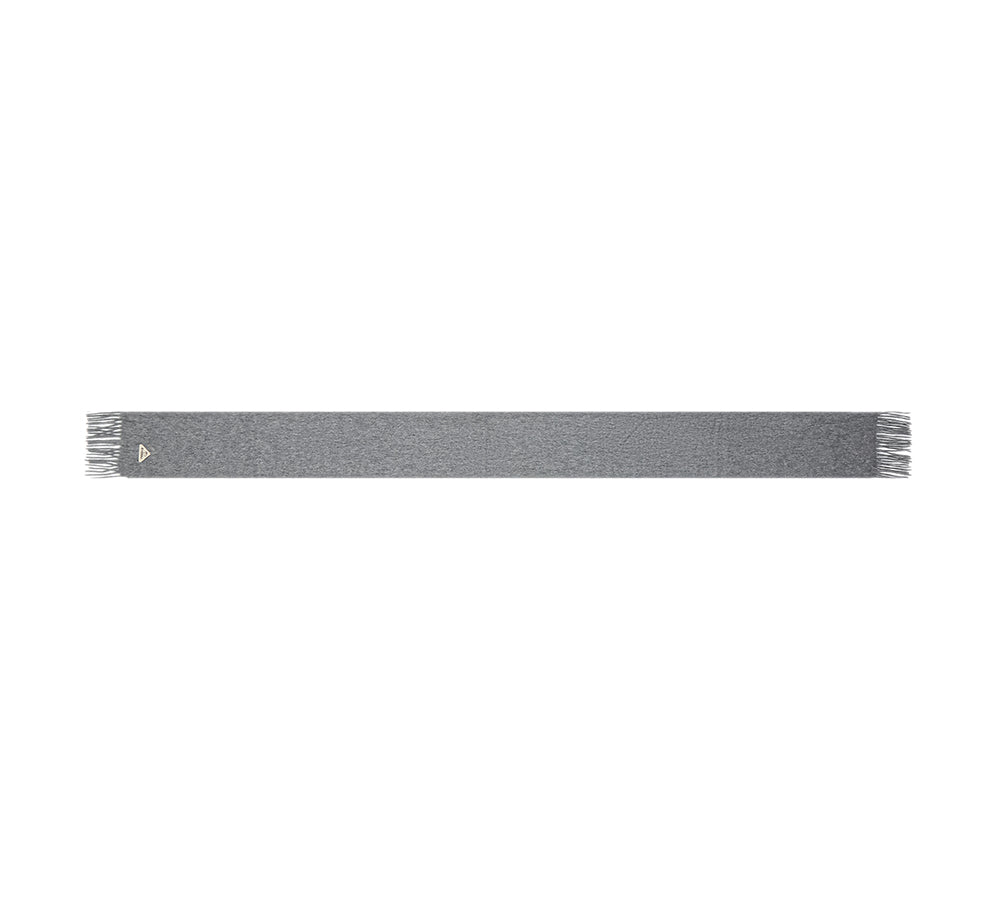 100% Wool Plain Scarf Eva - scarf - Grey - One Size - Uggoutlet