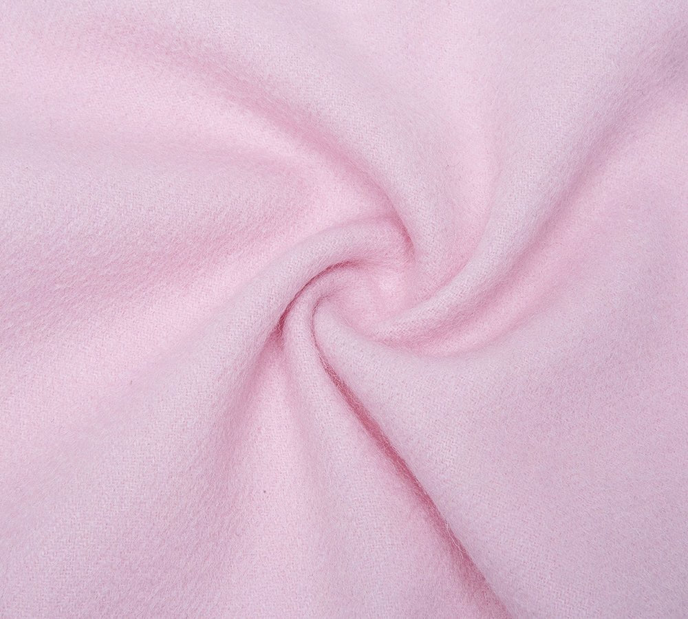 100% Wool Plain Scarf Eva - scarf - Pink - One Size - Uggoutlet