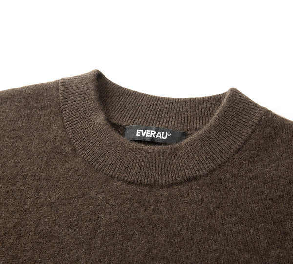 EVERAU® Oversized Yak Cashmere Blend Knit Sweater Toora EVERAU