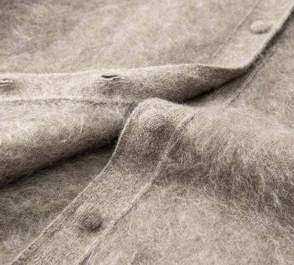 EVERAU® Yak Wool Cashmere Blend Knitwear Cardigan Morra EVERAU