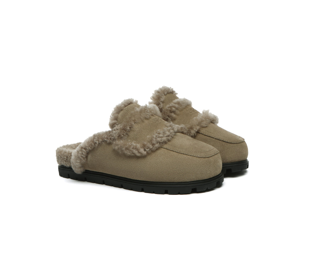 Ugg Slippers Sheepskin Wool Shearling Lined Remi – Uggoutlet