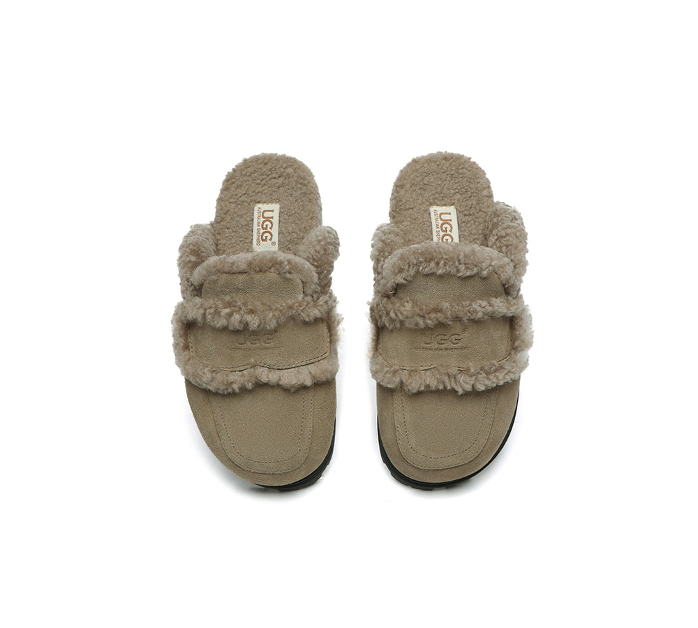 Ugg Slippers Sheepskin Wool Shearling Lined Remi – Uggoutlet