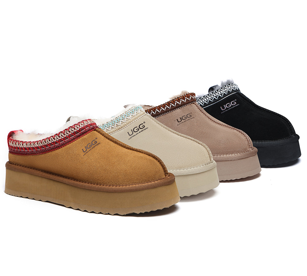UGG Mini Platform Boots Ankle Slippers Ventus Platform
