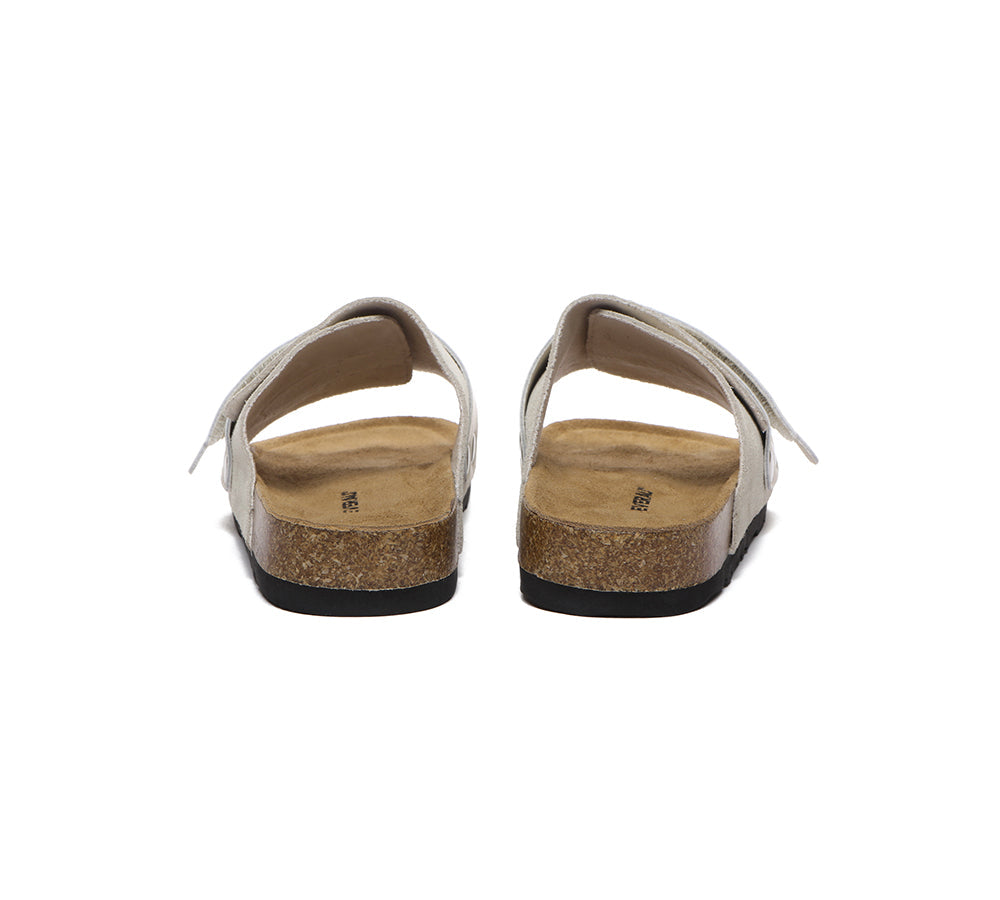 EVERAU® Adjustable Strap Embossed Slip-on Summer Sandal Slides Terrain - UGG EXPRESS