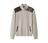 EVERAU® Wool Blend Zip-Up Jacket Stand Collar Urban Style Canver EVERAU