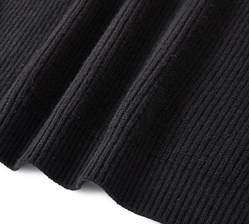 EVERAU® 100% Wool Zip Jacket Canver EVERAU