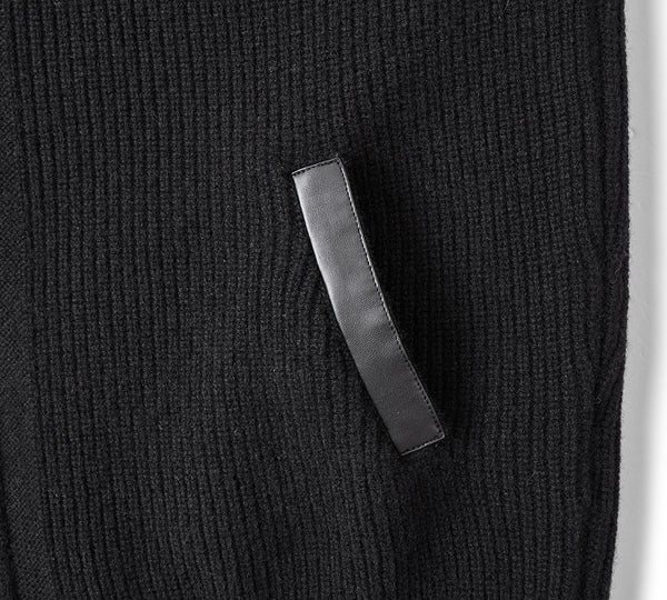 EVERAU® Wool Blend Zip-Up Jacket Stand Collar Urban Style Canver EVERAU