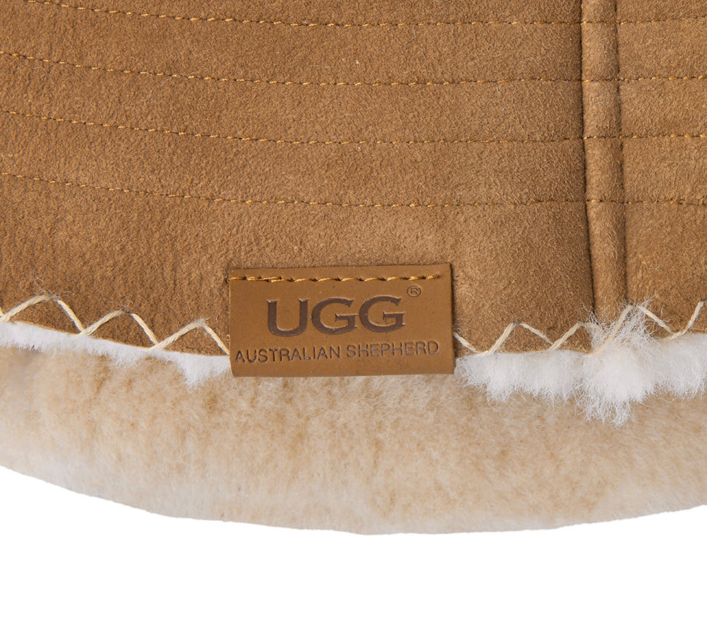 AUSTRALIAN SHEPHERD® Fluffy Sheepskin Wool Bucket Stacea Hat (Copy) UGG AUSTRALIAN SHEPHERD