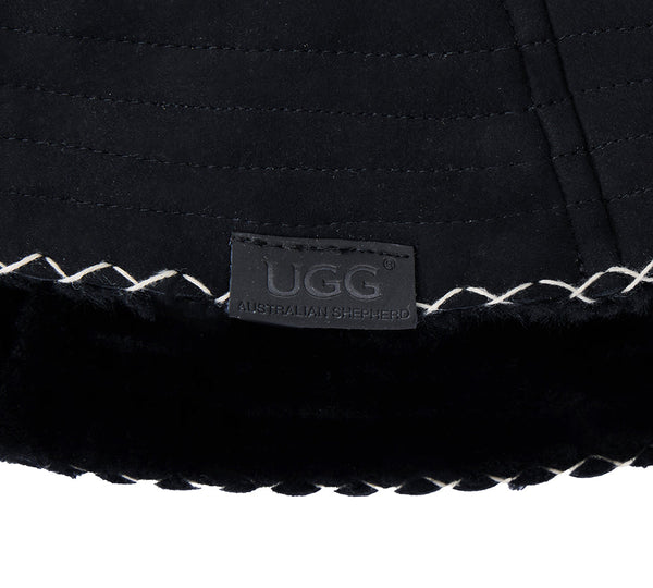 AUSTRALIAN SHEPHERD® Fluffy Sheepskin Wool Bucket Stacea Hat (Copy) UGG AUSTRALIAN SHEPHERD