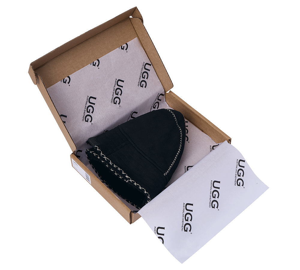 AUSTRALIAN SHEPHERD® Fluffy Sheepskin Wool Bucket Stacea Hat (Copy) UGG AUSTRALIAN SHEPHERD