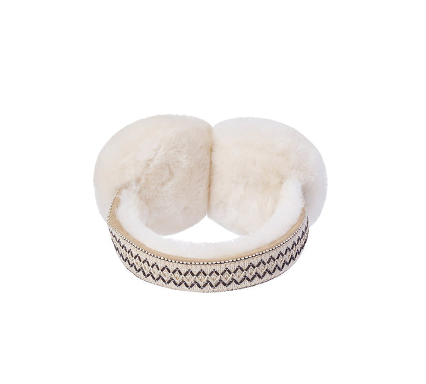 AUSTRALIAN SHEPHERD® Sheepskin Earmuffs Soft Wool Faylen UGG AUSTRALIAN SHEPHERD