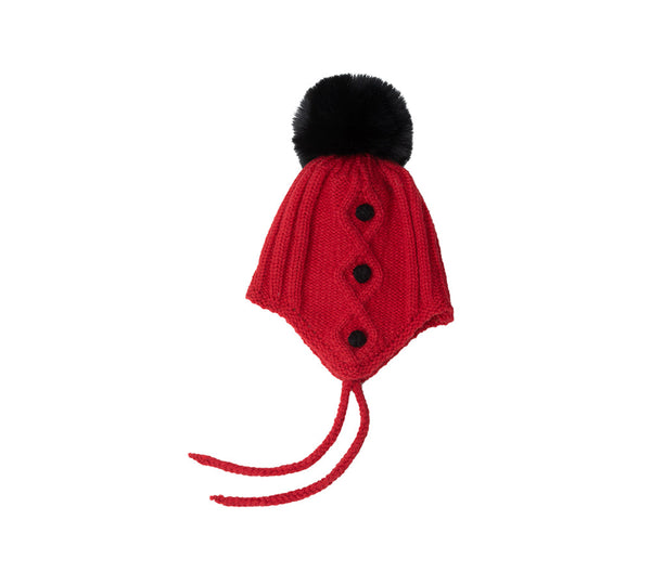 Kids Pom Pom Beanie and Scarf Gift Set Snell