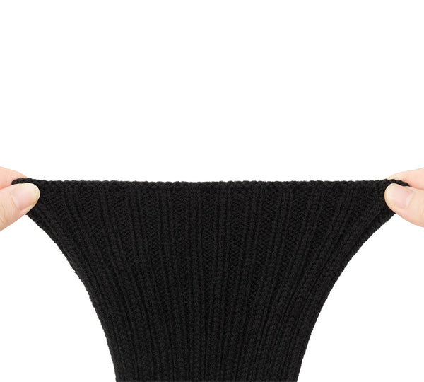 EVERAU® Women Stretchy Ribbed Knit Thick Leg Warmers EVERAU