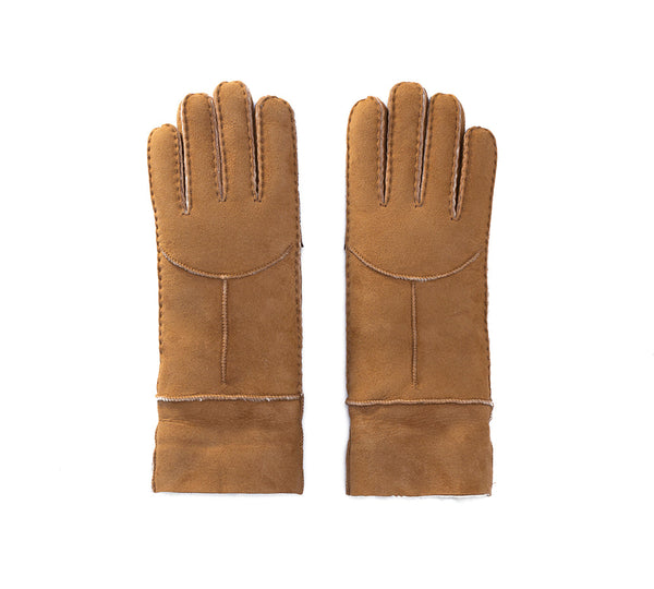 EVERAU® Ladies Gloves Fluffy Sheepskin Wool Stacey - UGG EXPRESS