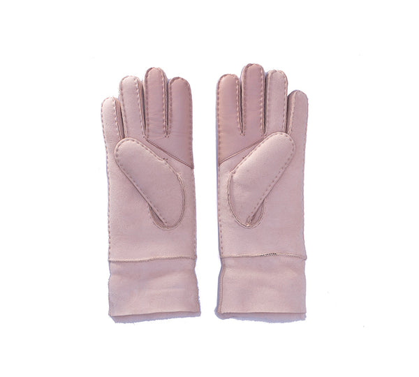 EVERAU® Ladies Gloves Fluffy Sheepskin Wool Stacey - UGG EXPRESS