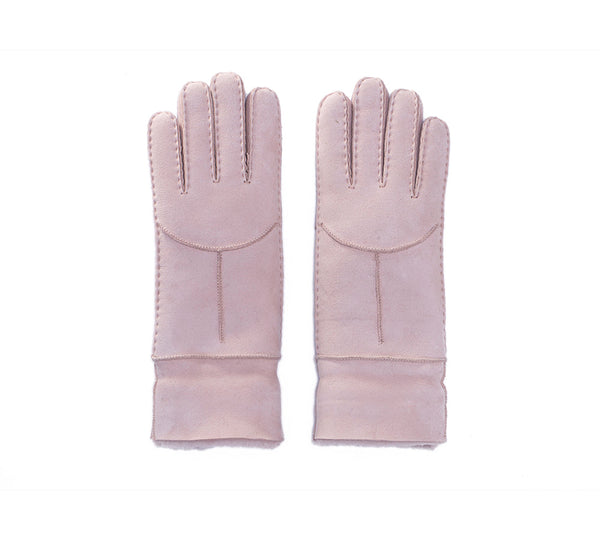 EVERAU® Ladies Gloves Fluffy Sheepskin Wool Stacey - UGG EXPRESS