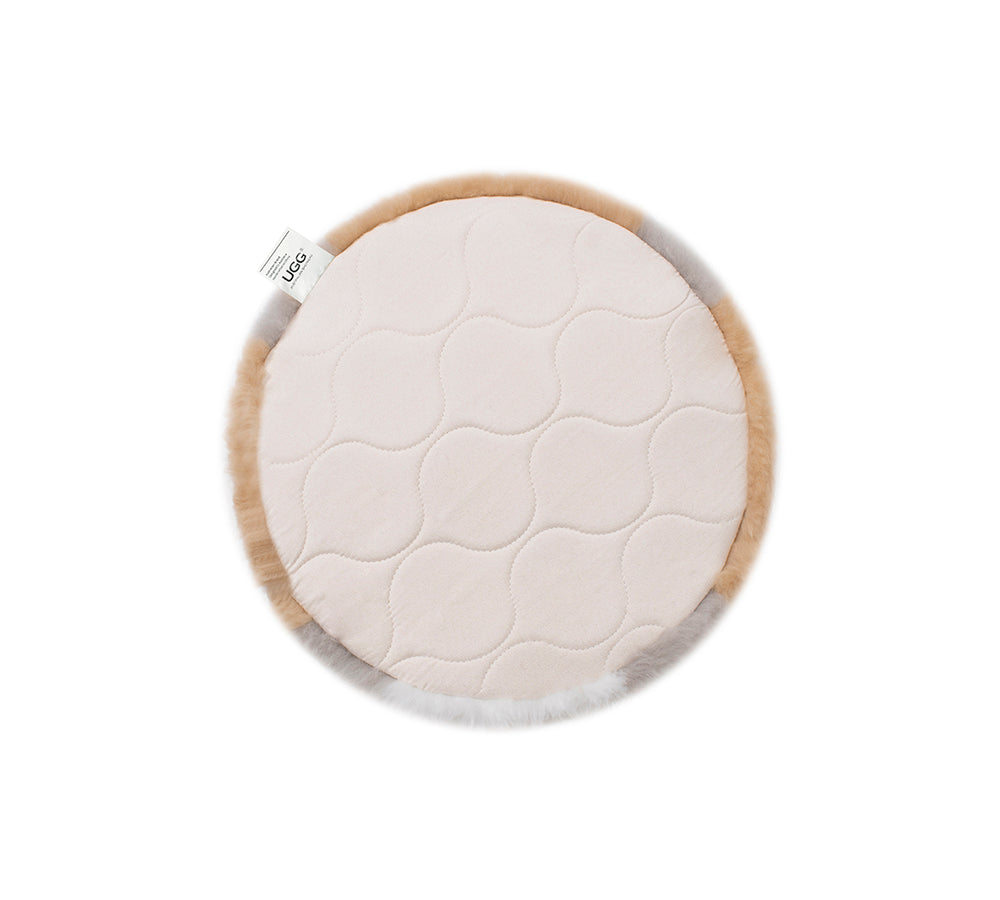 Round Wool Cushion 40cmx40cm UGG AUSTRALIAN SHEPHERD