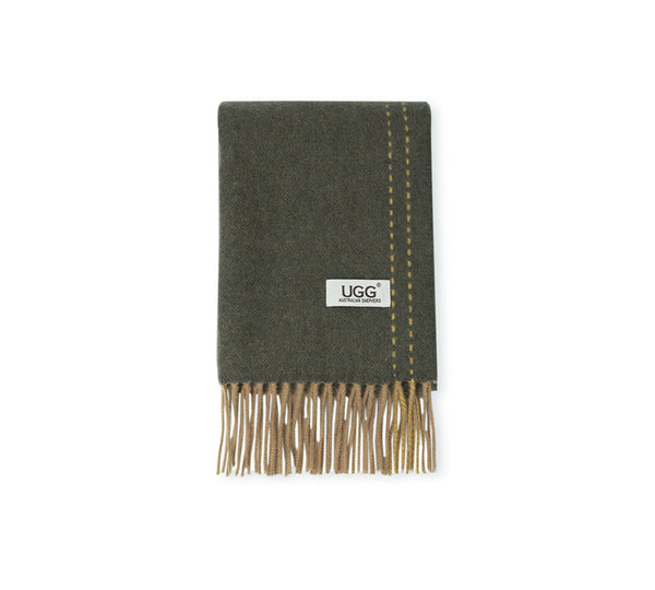 AUSTRALIAN SHEPHERD® 100% Wool Plain Rasora Scarf UGG AUSTRALIAN SHEPHERD