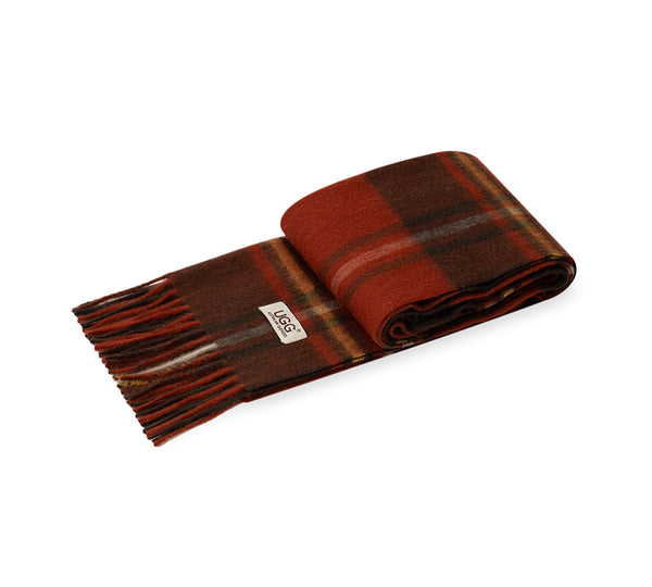 AUSTRALIAN SHEPHERD® 100% Wool Check Snovia Scarf UGG AUSTRALIAN SHEPHERD