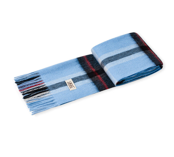 AUSTRALIAN SHEPHERD® 100% Wool Check Solara Scarf UGG AUSTRALIAN SHEPHERD
