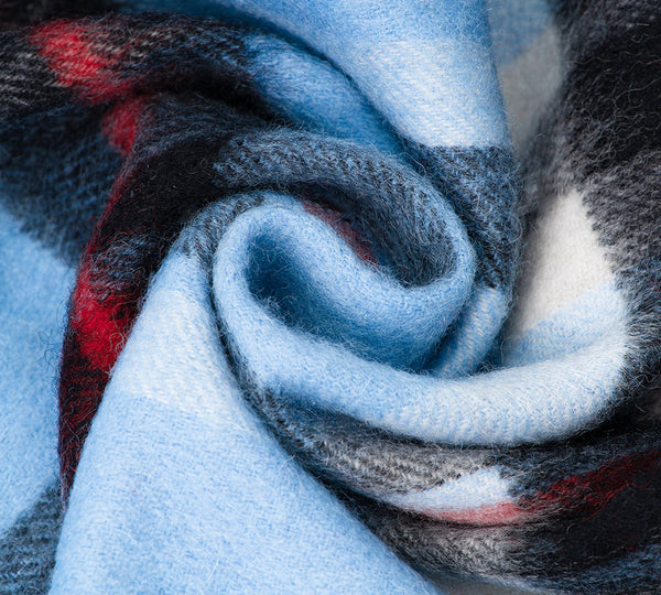 AUSTRALIAN SHEPHERD® 100% Wool Check Solara Scarf UGG AUSTRALIAN SHEPHERD