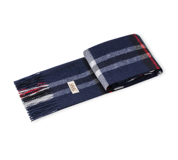 AUSTRALIAN SHEPHERD® 100% Wool Check Solara Scarf UGG AUSTRALIAN SHEPHERD